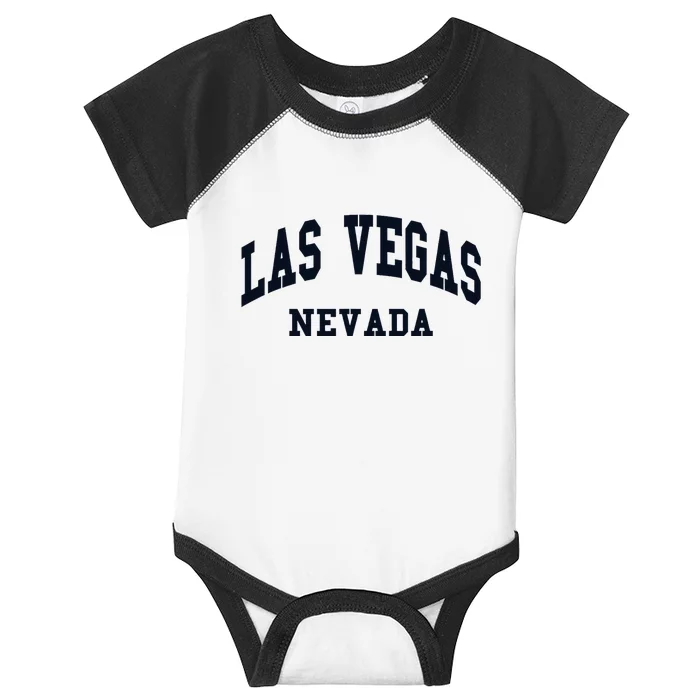 Las Vegas Nevada Throwback Design Classic Infant Baby Jersey Bodysuit