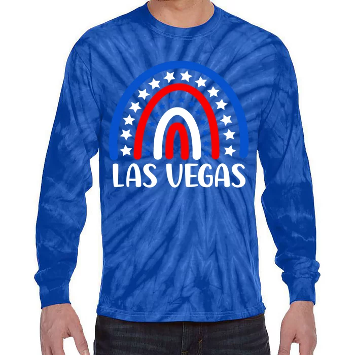 Las Vegas Nevada Gift I Love Las Vegas Usa Cool Gift Tie-Dye Long Sleeve Shirt