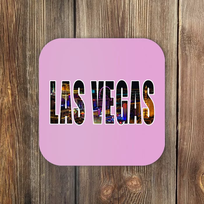 Las Vegas Nevada Urban Skyline Photography Coaster