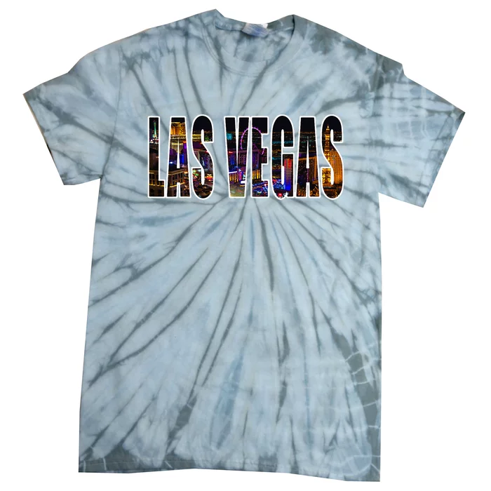 Las Vegas Nevada Urban Skyline Photography Tie-Dye T-Shirt