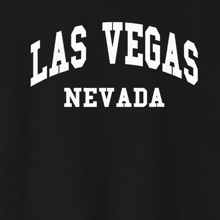 Las Vegas Nevada Throwback Women's Crop Top Tee