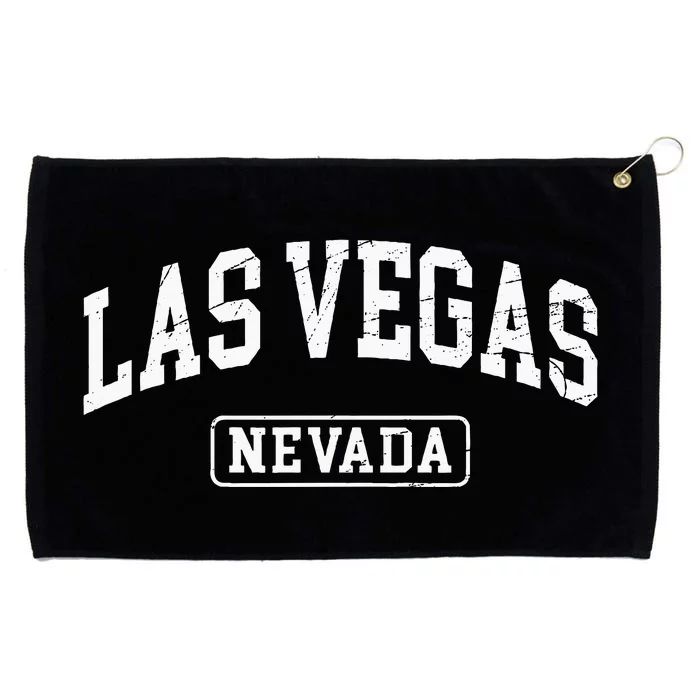 Las Vegas Nevada Retro Worn Style Design Classic Grommeted Golf Towel