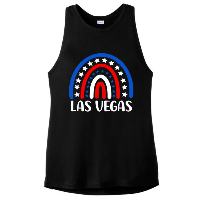 Las Vegas Nevada Gift I Love Las Vegas Usa Gift Ladies Tri-Blend Wicking Tank