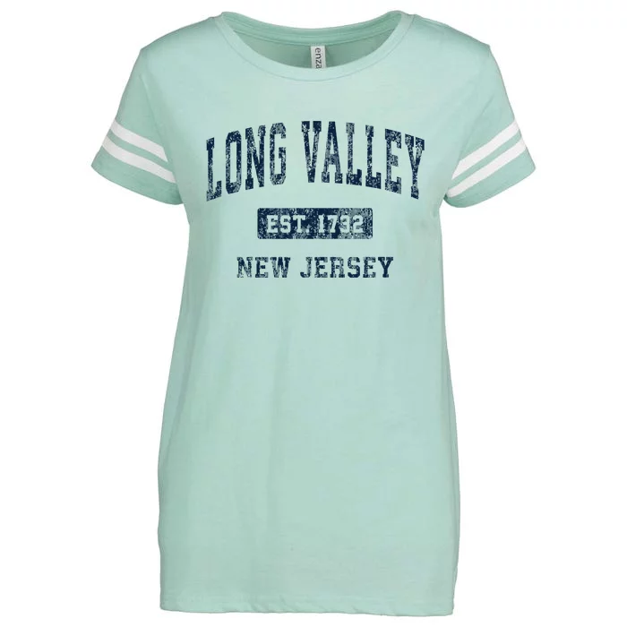 Long Valley New Jersey NJ Vintage Athletic Sports Design Enza Ladies Jersey Football T-Shirt