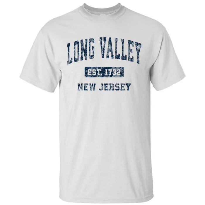 Long Valley New Jersey NJ Vintage Athletic Sports Design Tall T-Shirt