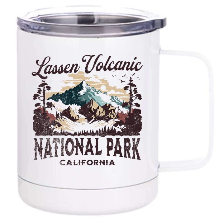 Lassen Volcanic National Park Front & Back 12oz Stainless Steel Tumbler Cup