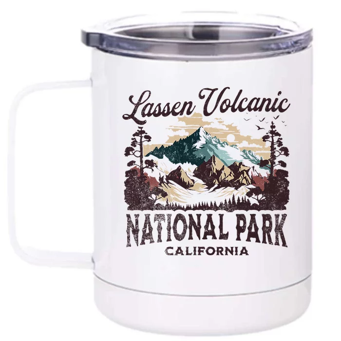 Lassen Volcanic National Park Front & Back 12oz Stainless Steel Tumbler Cup