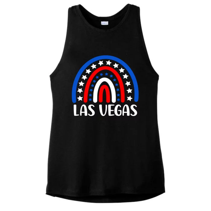 Las Vegas Nevada Funny Gift I Love Las Vegas Usa Gift Ladies Tri-Blend Wicking Tank