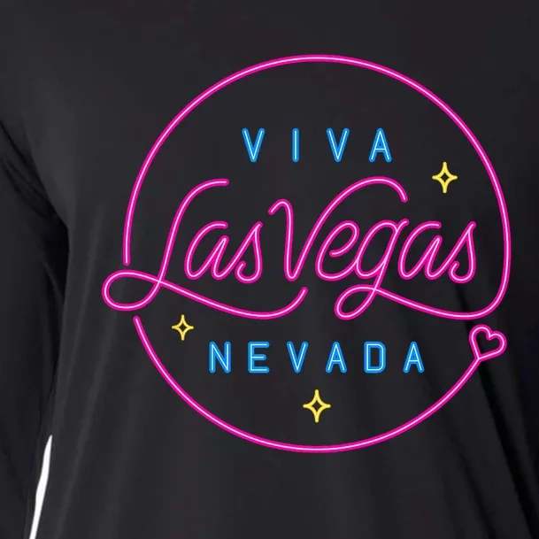 Las Vegas Nevada Aesthetic Design Cooling Performance Long Sleeve Crew