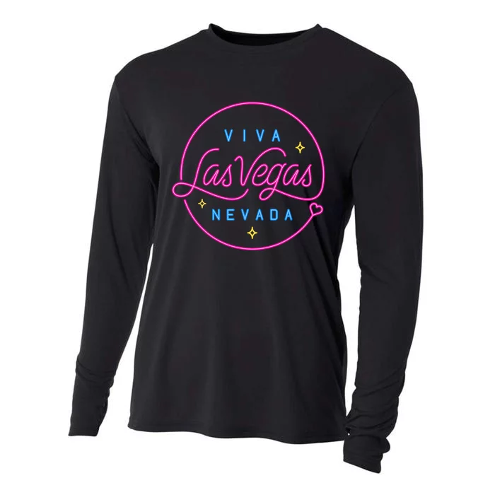 Las Vegas Nevada Aesthetic Design Cooling Performance Long Sleeve Crew