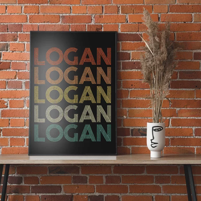 Logan Vintage Retro Poster