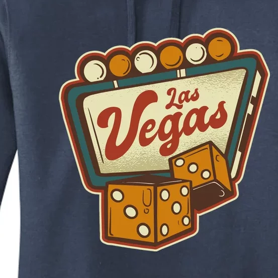 Las Vegas Retro Sign Women's Pullover Hoodie