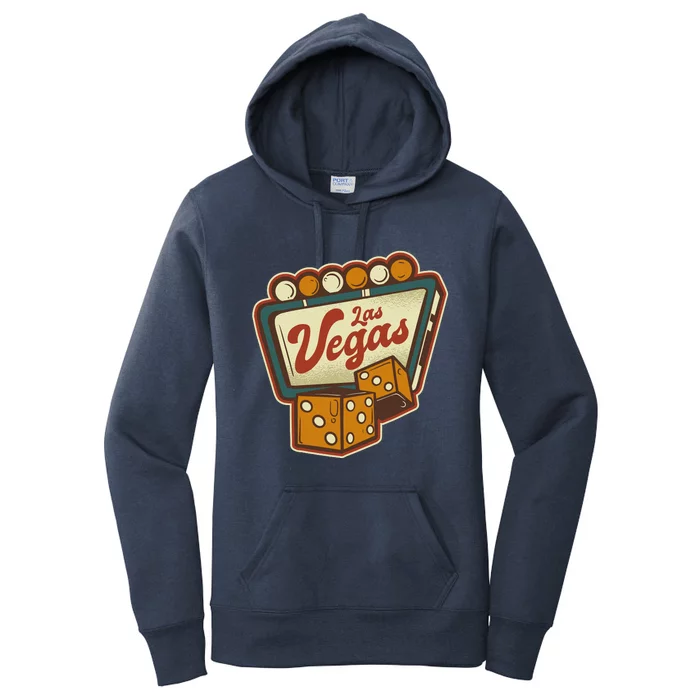 Las Vegas Retro Sign Women's Pullover Hoodie