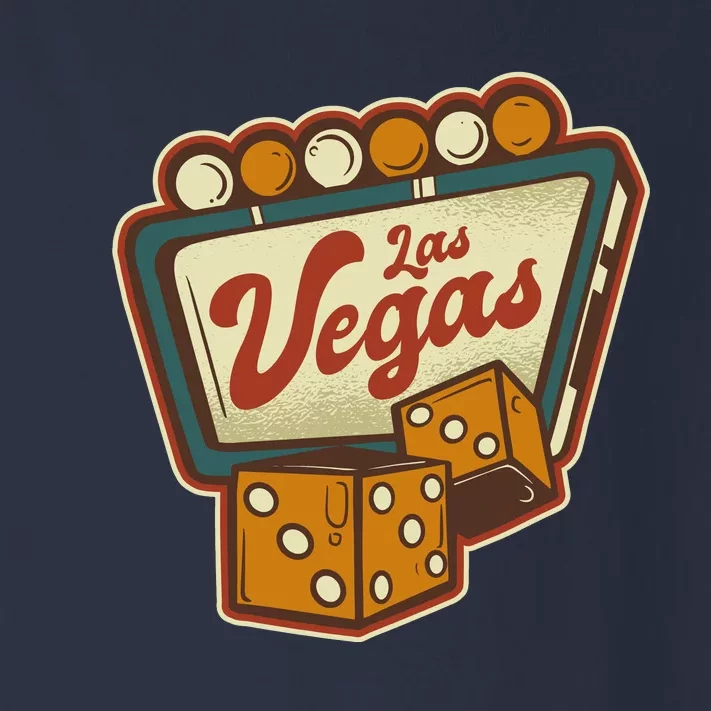 Las Vegas Retro Sign Toddler Long Sleeve Shirt