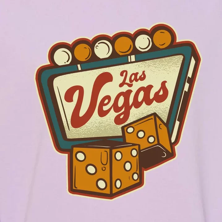 Las Vegas Retro Sign Garment-Dyed Sweatshirt