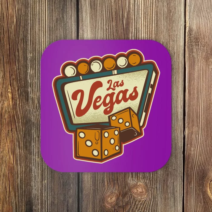 Las Vegas Retro Sign Coaster