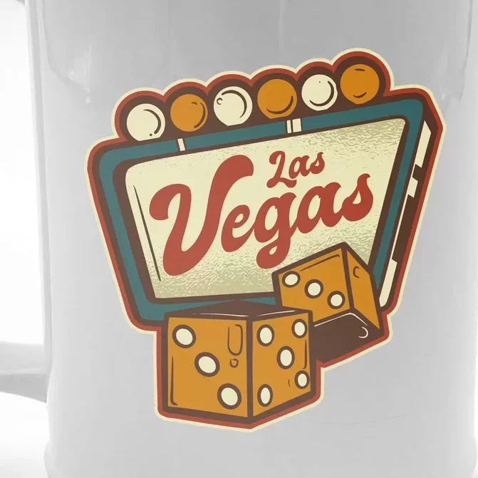 Las Vegas Retro Sign Front & Back Beer Stein