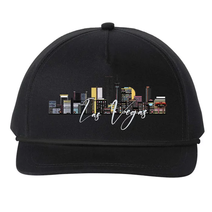 Las Vegas Sin City Tee Nevada State NV Casino Fans Vacation Snapback Five-Panel Rope Hat