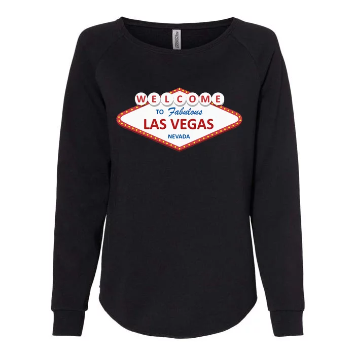 Las Vegas Sign Nevada Aesthetic Womens California Wash Sweatshirt