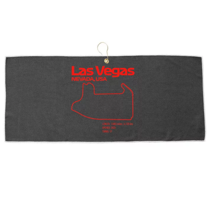 Las Vegas Street Circuit Formula Racing Sport Large Microfiber Waffle Golf Towel