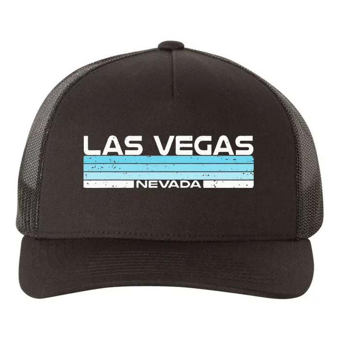 Las Vegas State Of Nevada Blue Sunset Vintage Yupoong Adult 5-Panel Trucker Hat