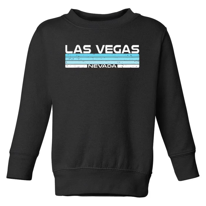 Las Vegas State Of Nevada Blue Sunset Vintage Toddler Sweatshirt