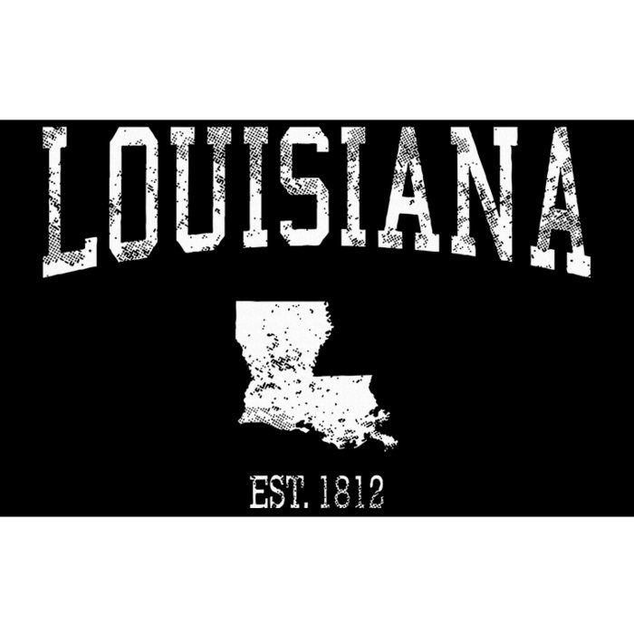 Louisiana Vintage Sports Design La Bumper Sticker