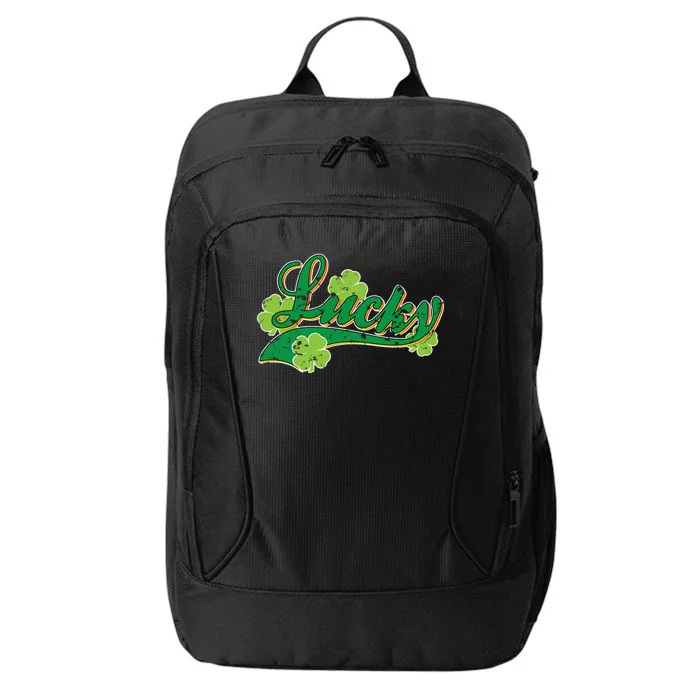 Lucky Vintage St Patrick's Day City Backpack