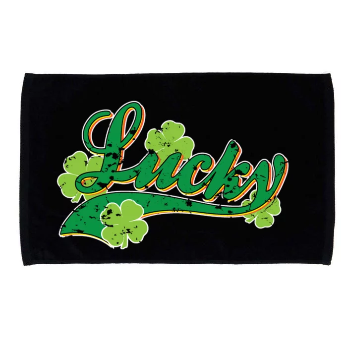 Lucky Vintage St Patrick's Day Microfiber Hand Towel