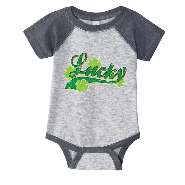 Lucky Vintage St Patrick's Day Infant Baby Jersey Bodysuit