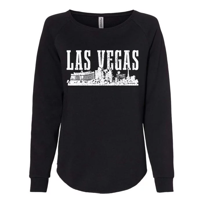 Las Vegas Skyline Pride Vintage Las Vegas Nevada Womens California Wash Sweatshirt