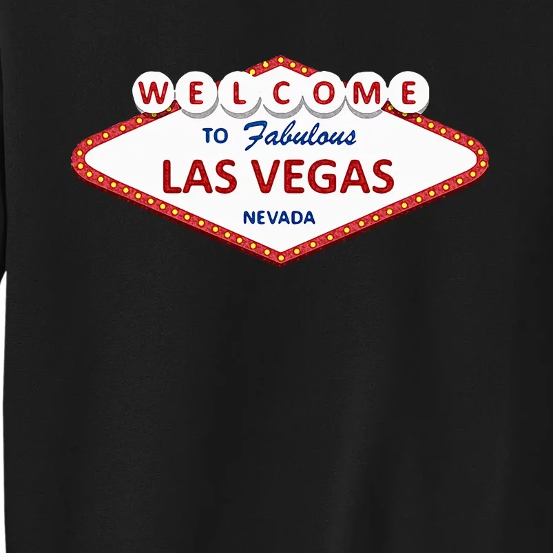 Las Vegas Sign Nevada Aesthetic Tall Sweatshirt