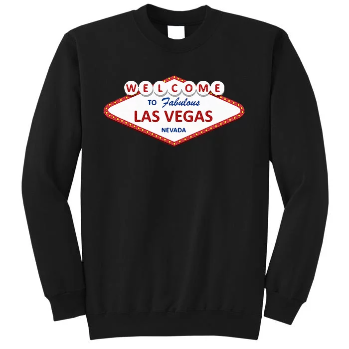 Las Vegas Sign Nevada Aesthetic Tall Sweatshirt