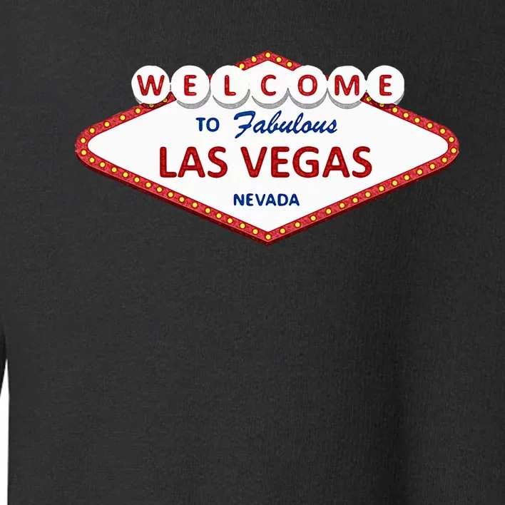 Las Vegas Sign Nevada Aesthetic Toddler Sweatshirt