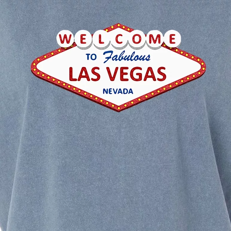 Las Vegas Sign Nevada Aesthetic Garment-Dyed Women's Muscle Tee