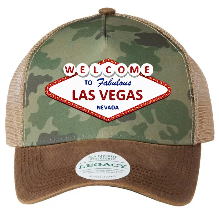 Las Vegas Sign Nevada Legacy Tie Dye Trucker Hat