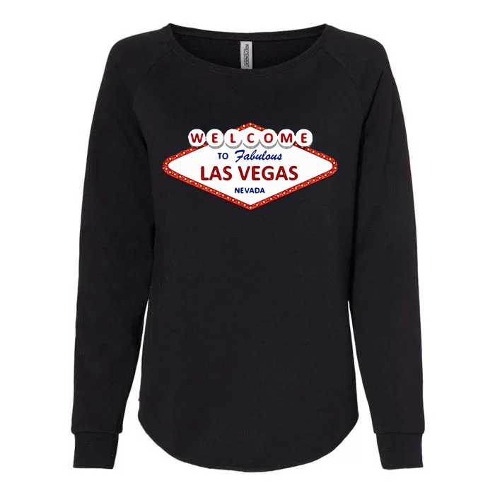 Las Vegas Sign Nevada Womens California Wash Sweatshirt