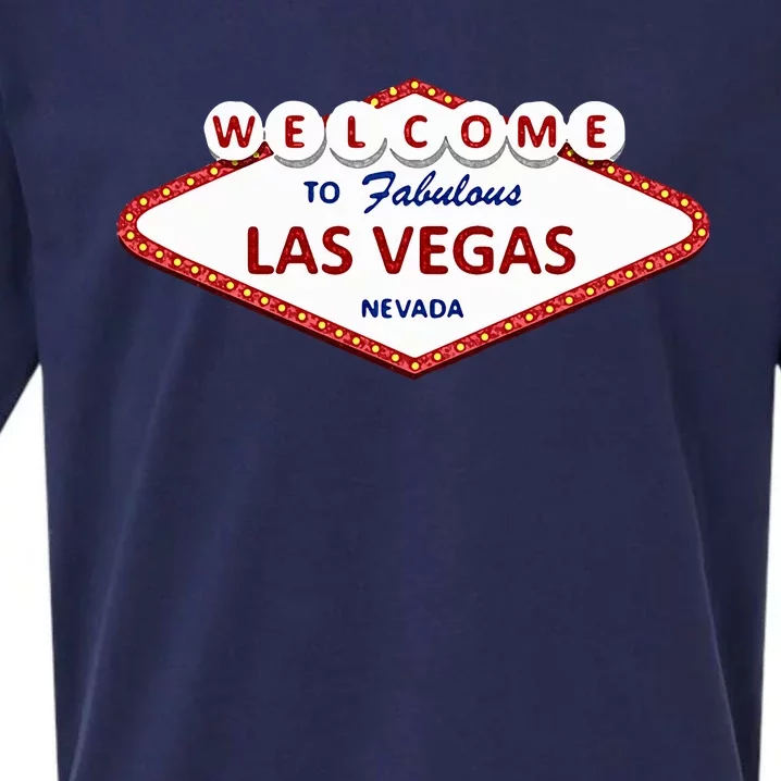 Las Vegas Sign Nevada Sueded Cloud Jersey T-Shirt