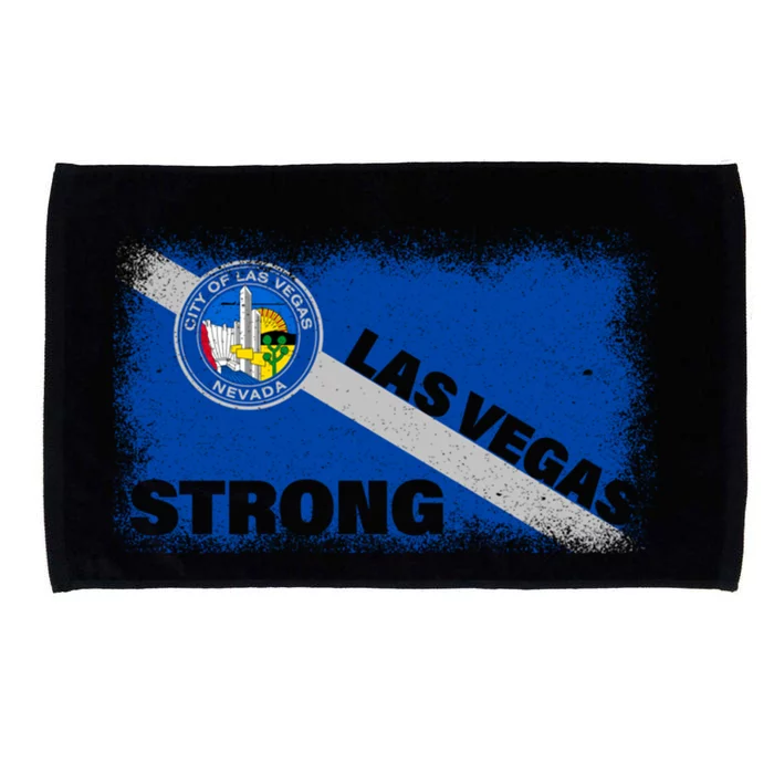 Las Vegas Strong Cool City Flag Support Gift Cute Gift Microfiber Hand Towel