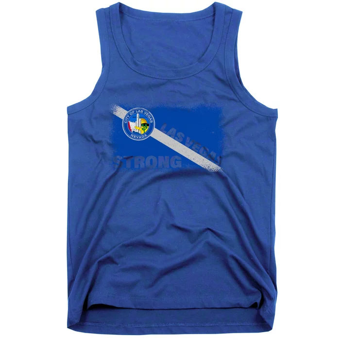 Las Vegas Strong Cool City Flag Support Gift Cute Gift Tank Top