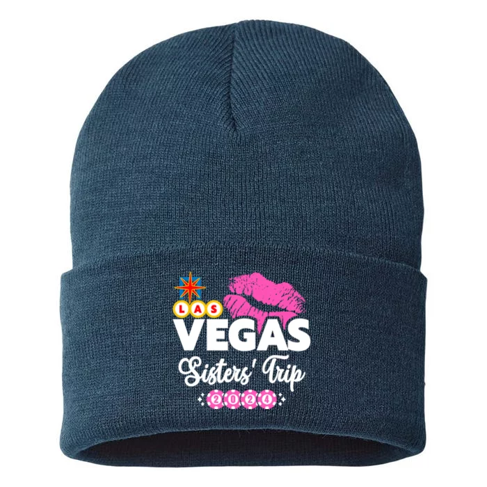 Las Vegas Sisters Trip 2024 Girl Trip Sustainable Knit Beanie