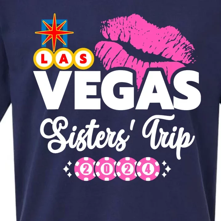 Las Vegas Sisters Trip 2024 Girl Trip Sueded Cloud Jersey T-Shirt