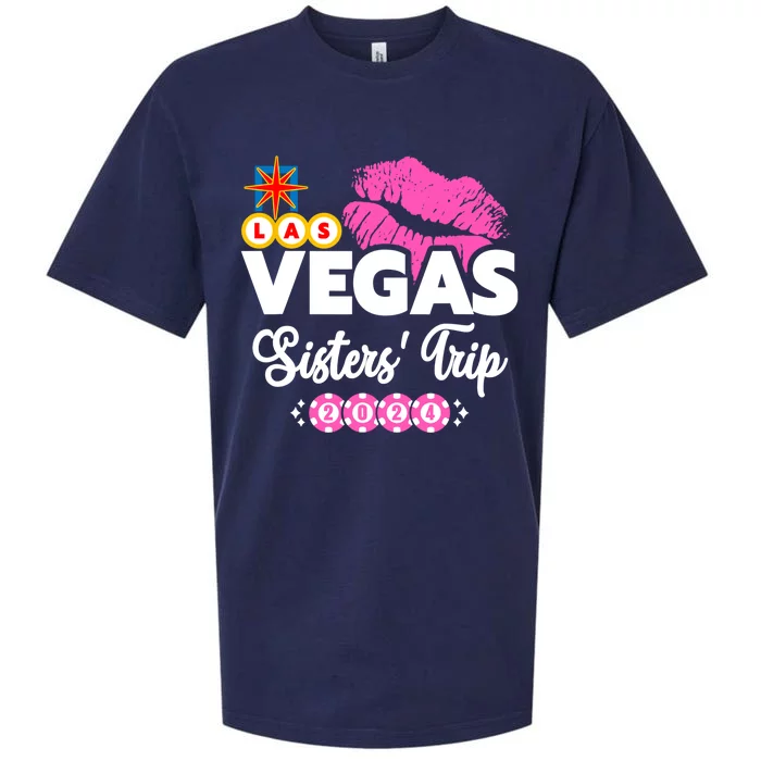 Las Vegas Sisters Trip 2024 Girl Trip Sueded Cloud Jersey T-Shirt