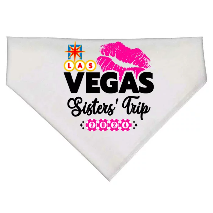 Las Vegas Sisters Trip 2024 Girl Trip USA-Made Doggie Bandana