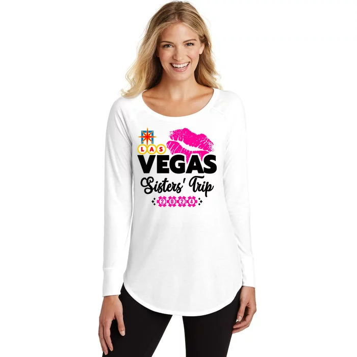 Las Vegas Sisters Trip 2024 Girl Trip Women's Perfect Tri Tunic Long Sleeve Shirt