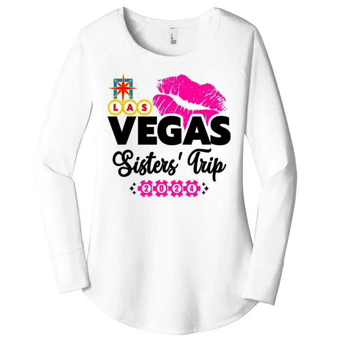 Las Vegas Sisters Trip 2024 Girl Trip Women's Perfect Tri Tunic Long Sleeve Shirt