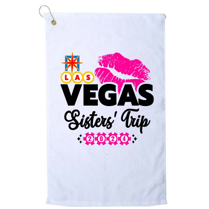 Las Vegas Sisters Trip 2024 Girl Trip Platinum Collection Golf Towel