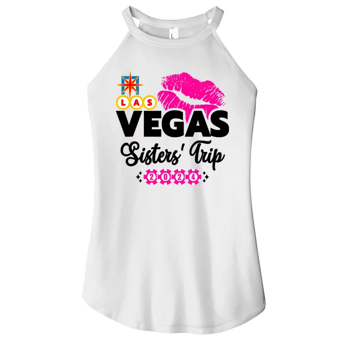 Las Vegas Sisters Trip 2024 Girl Trip Women’s Perfect Tri Rocker Tank