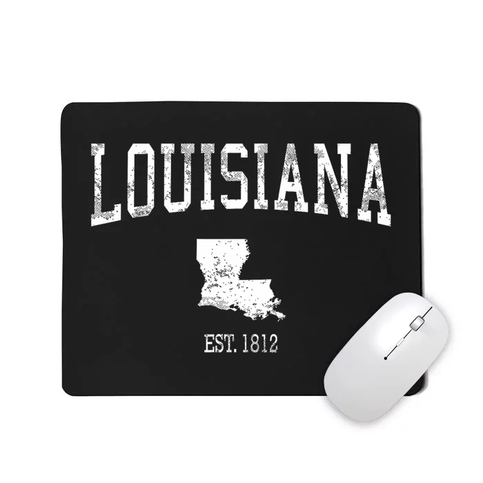 Louisiana Vintage Sports Design La Mousepad