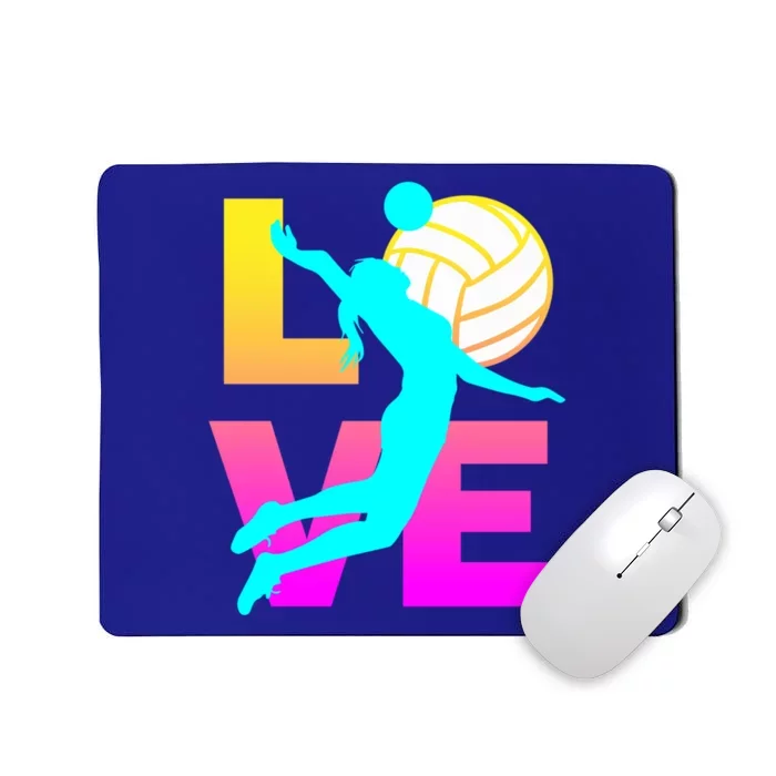 Love Volleyball Teen Gift Mousepad